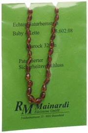 Mainardi Natur Bernstein 32cm Barock Sicher-Verschluss (1 Stk)