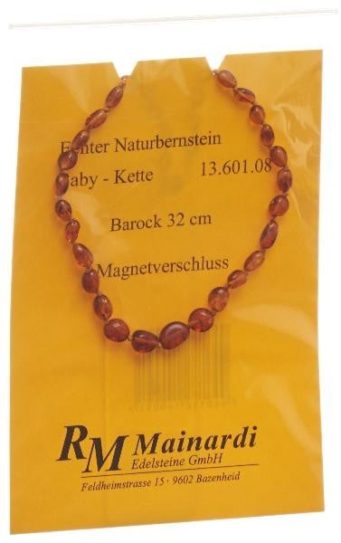 Mainardi Natur Bernstein 32cm Barock Magnetverschluss (1 Stk)