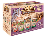 CARNILOVE Adult Pouch Ragout Multipack mit 4 Sorten (12x85g)