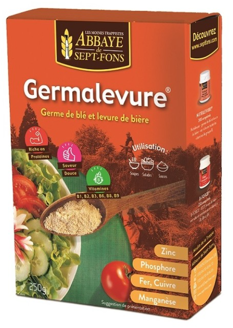 ABBAYE de SEPT-FONS Germalevure Bierhefe Weizenkeime Pulver (250g)
