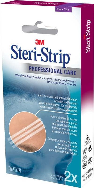 3M Steri-Strip 3x75mm weiss verstärkt (12x5 Stk)