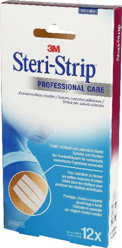 3M Steri-Strip 12x100mm weiss verstärkt (6 Stk)