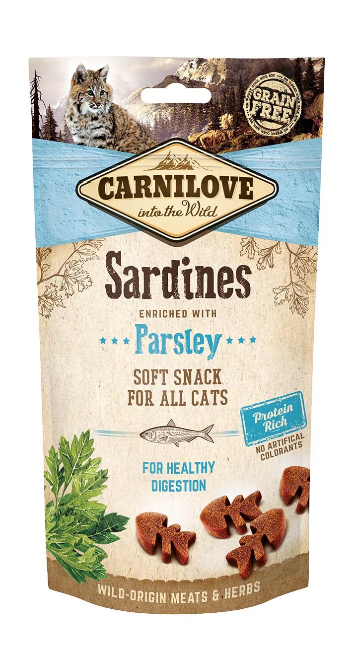 CARNILOVE Adult Soft Snack Sardine mit Petersilie (50g)