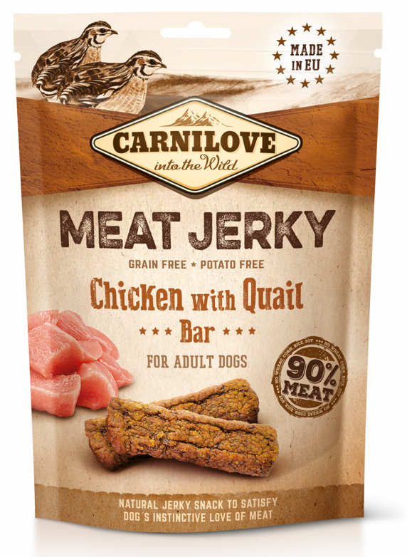 CARNILOVE Huhn mit Wachtel Proteinriegel (12x100g)