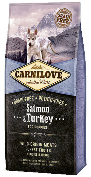 CARNILOVE Welpe Grosse Rassen Lachs & Truthahn (1.5kg)