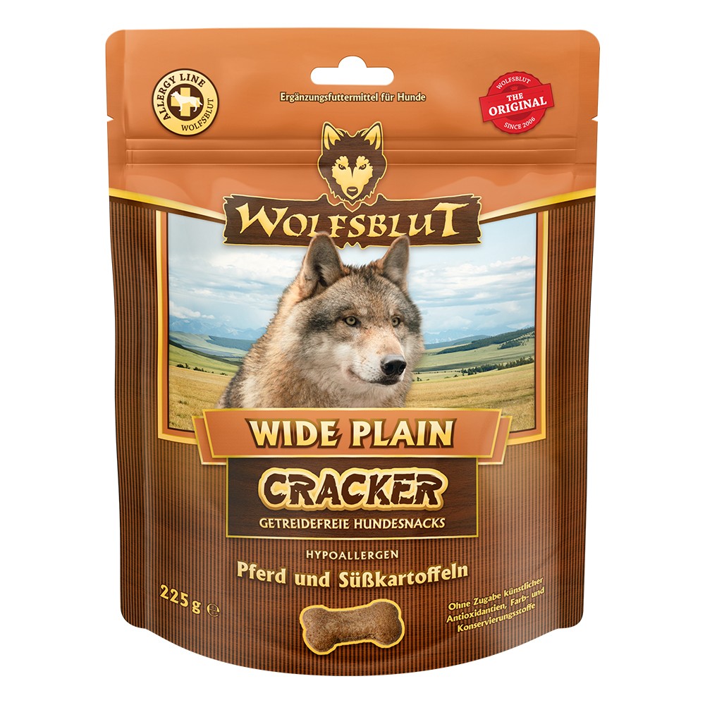 Wolfsblut Cracker Pferd mit Süsskartoffel (225g)