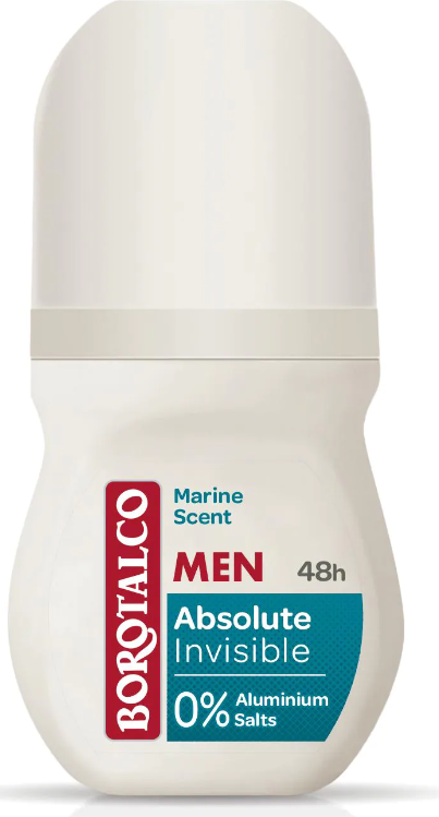 Borotalco Men Deo Roll-on Absolute Invisible Marine (50ml)