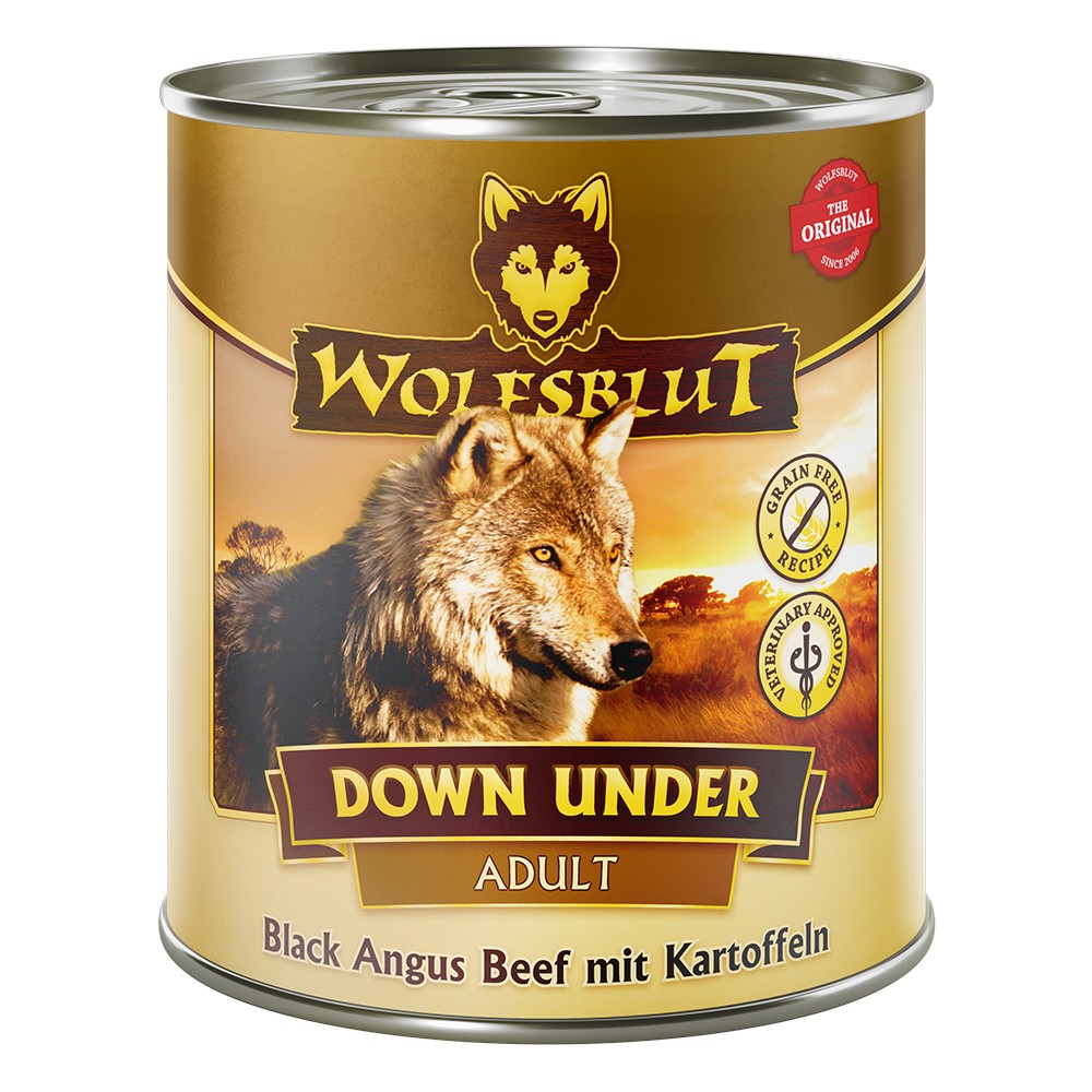 Wolfsblut Adult Black Angus mit Kartoffeln (6x800g)