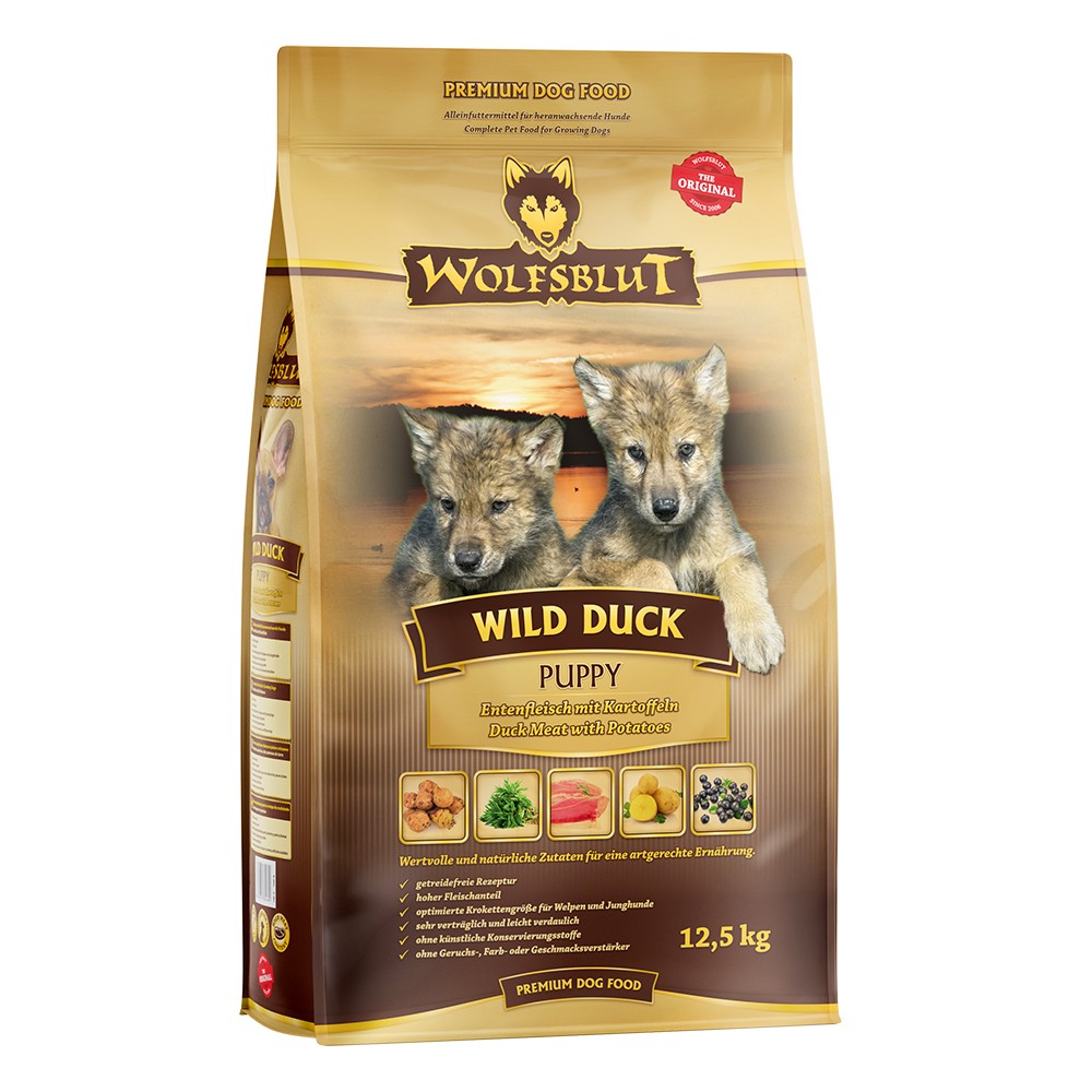 Wolfsblut Puppy Ente mit Kartoffel (12.5kg)