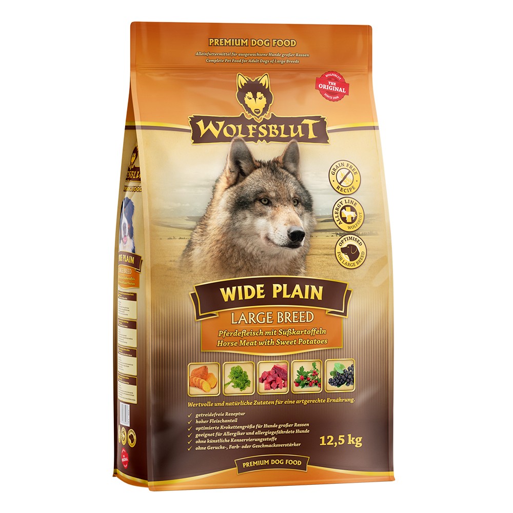Wolfsblut Adult Large Breed Pferd mit Süsskartoffel (12.5kg)