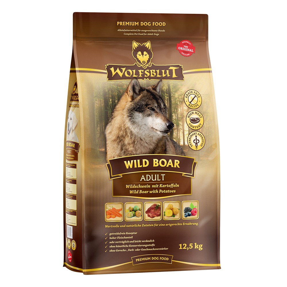 Wolfsblut Adult Wildschwein mit Kartoffel (12.5kg)