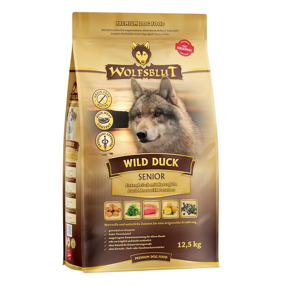 Wolfsblut Senior Ente mit Kartoffel (12.5kg)