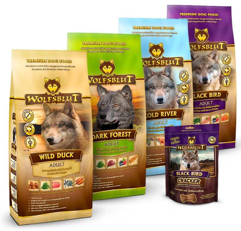 Wolfsblut Probierpaket Trockenfutter Adult (5-teilig)