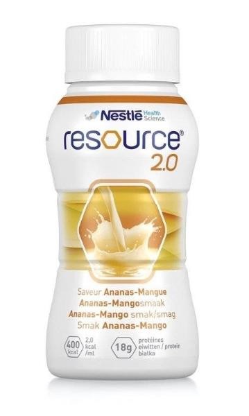 Nestlé Resource 2.0 Ananas Mango (4x200ml)