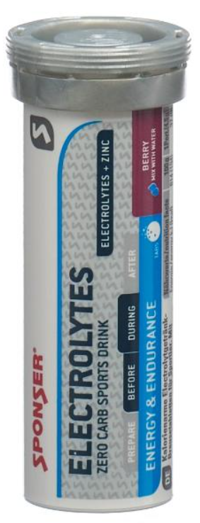 SPONSER Electrolytes Tabs Berry (10x4.5g)
