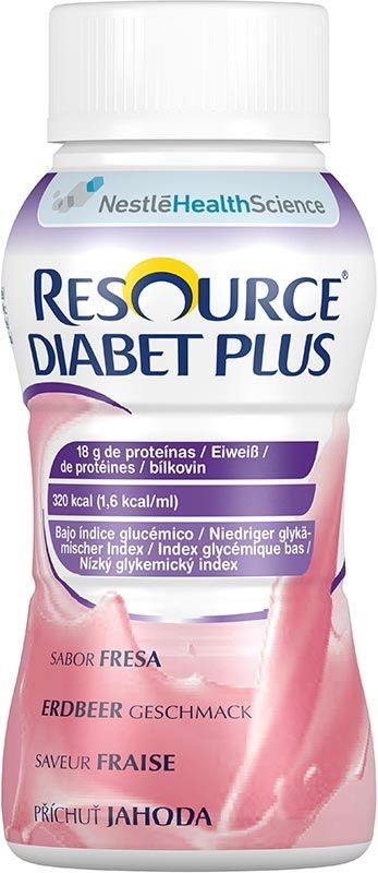 Nestlé Resource Diabet plus Erdbeere (4x200ml)