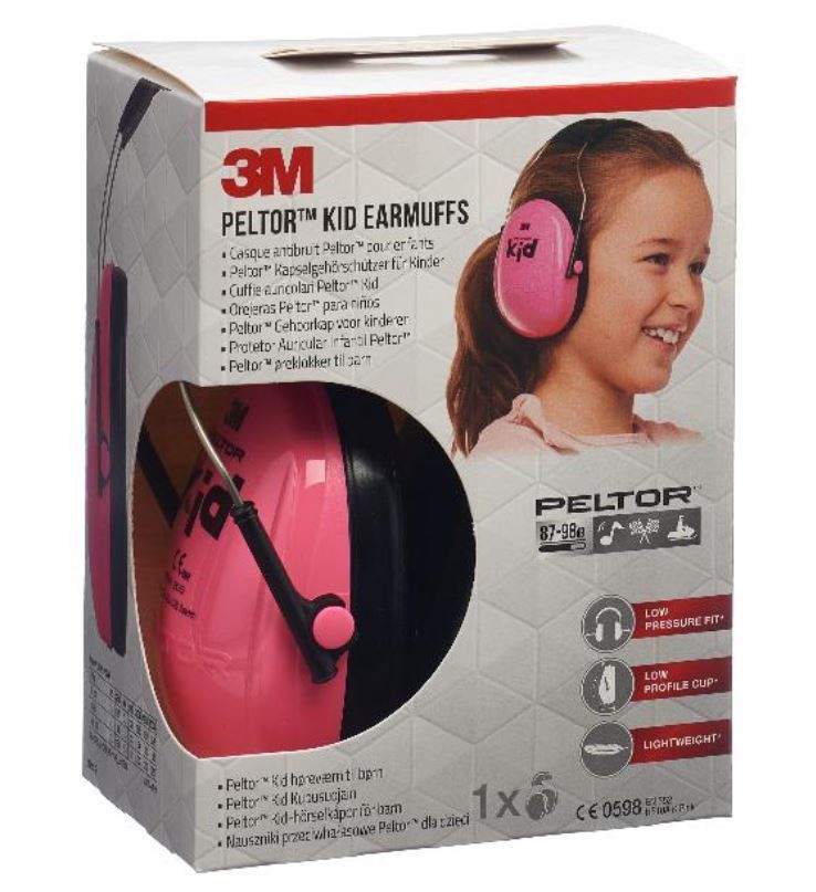 3M Peltor Kapselgehörschutz für Kinder pink (1 Stk)
