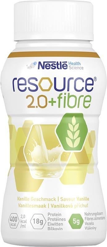 Nestlé Resource 2.0 Fibre Drink Vanille (4x200ml)