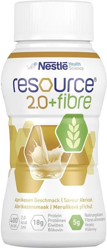 Nestlé Resource 2.0 Fibre Drink Aprikose (4x200ml)