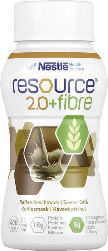 Nestlé Resource 2.0 Fibre Drink Café (4x200ml)