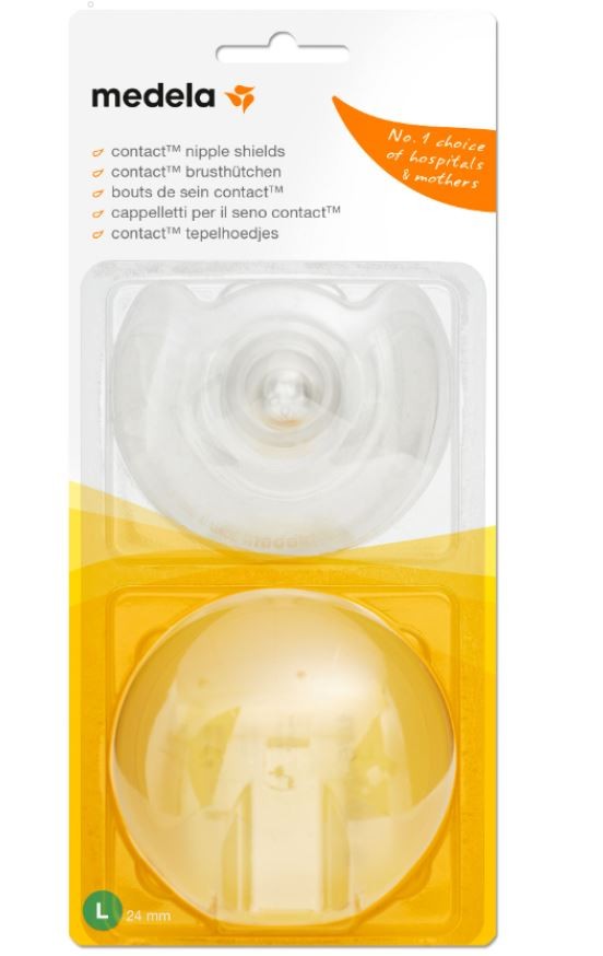 medela Contact Brusthütchen Medium 20mm mit Box (1 Paar)