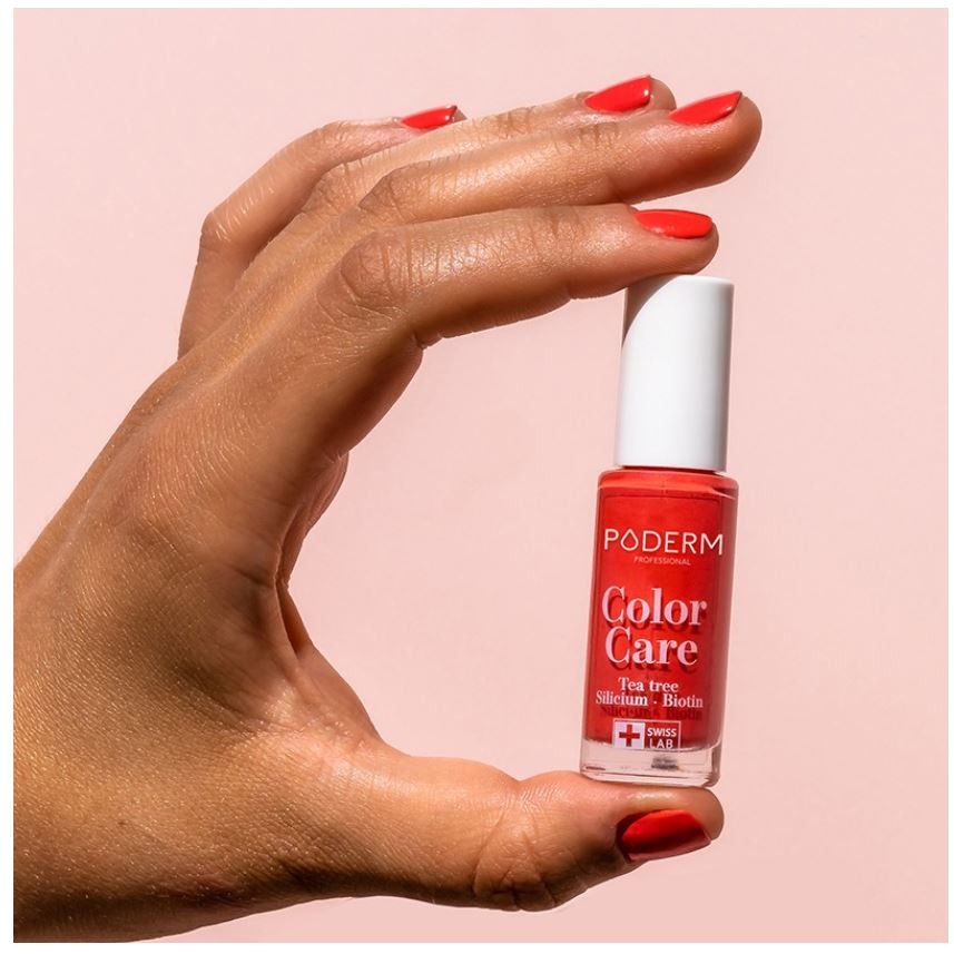 Poderm Vernis Color Care 273 Rouge Corail (8ml)