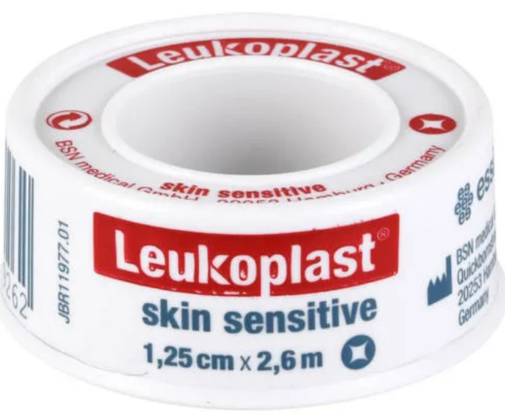 Leukoplast skin sensitive Silikon 1.25cmx2.6m Rolle (1 Stk)
