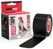 ROCKTAPE Pre-Cut Schwarz 20 Streifen x 5cm x 25cm (1 Stk)