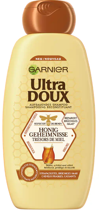 GARNIER Ultra DOUX Aufbauendes Shampoo Honig Geheimnisse (300ml)