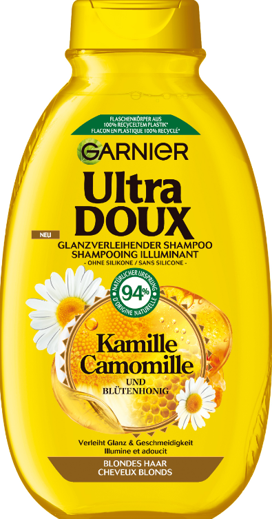 GARNIER Ultra DOUX Shampoo Kamille und Blütenhonig (300ml)