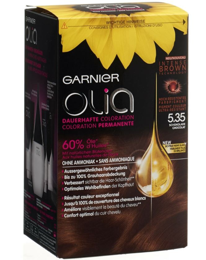 Garnier Olia Haarfarbe 5.35 Intensiv Braun Schoko (1 Stk)