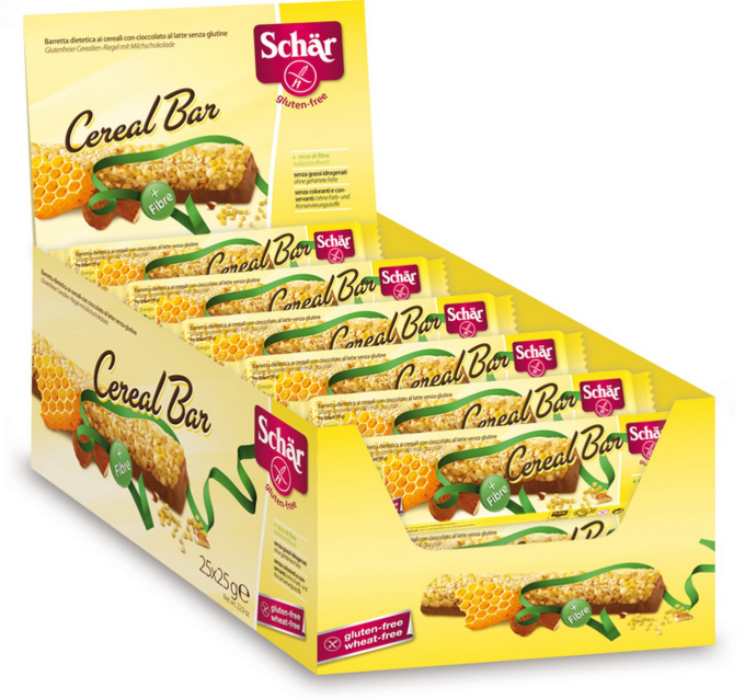 SCHÄR Display Cereal Bar Riegel glutenfrei (25 x 25g)