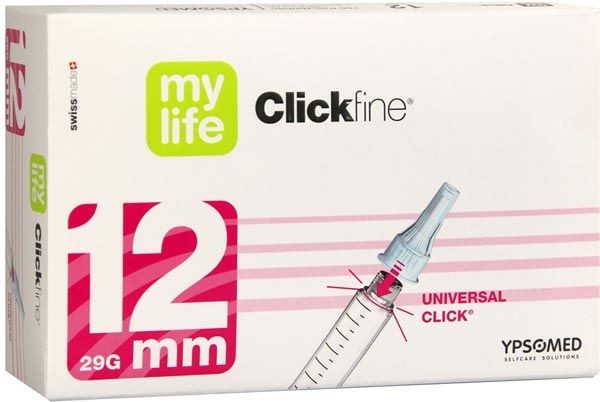 Mylife Clickfine Pen Nadeln 12mm 29G (100 Stk)