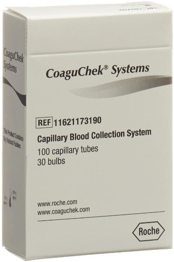 CoaguChek Plastik Kapillaren 50 mcl (100 Stk)