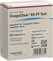 CoaguChek XS PT Teststreifen (2x24 Stk)