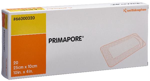 PRIMAPORE Wound Dressing 25x10cm sterile (20 pcs)