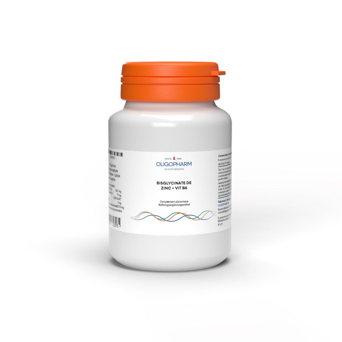 oligopharm Zinkbisglycinat + Vitamin B6 Kapseln (60 Stk)