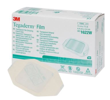 3M Tegaderm Film Transparentverband 4,4cm x 4,4cm (100 Stk)