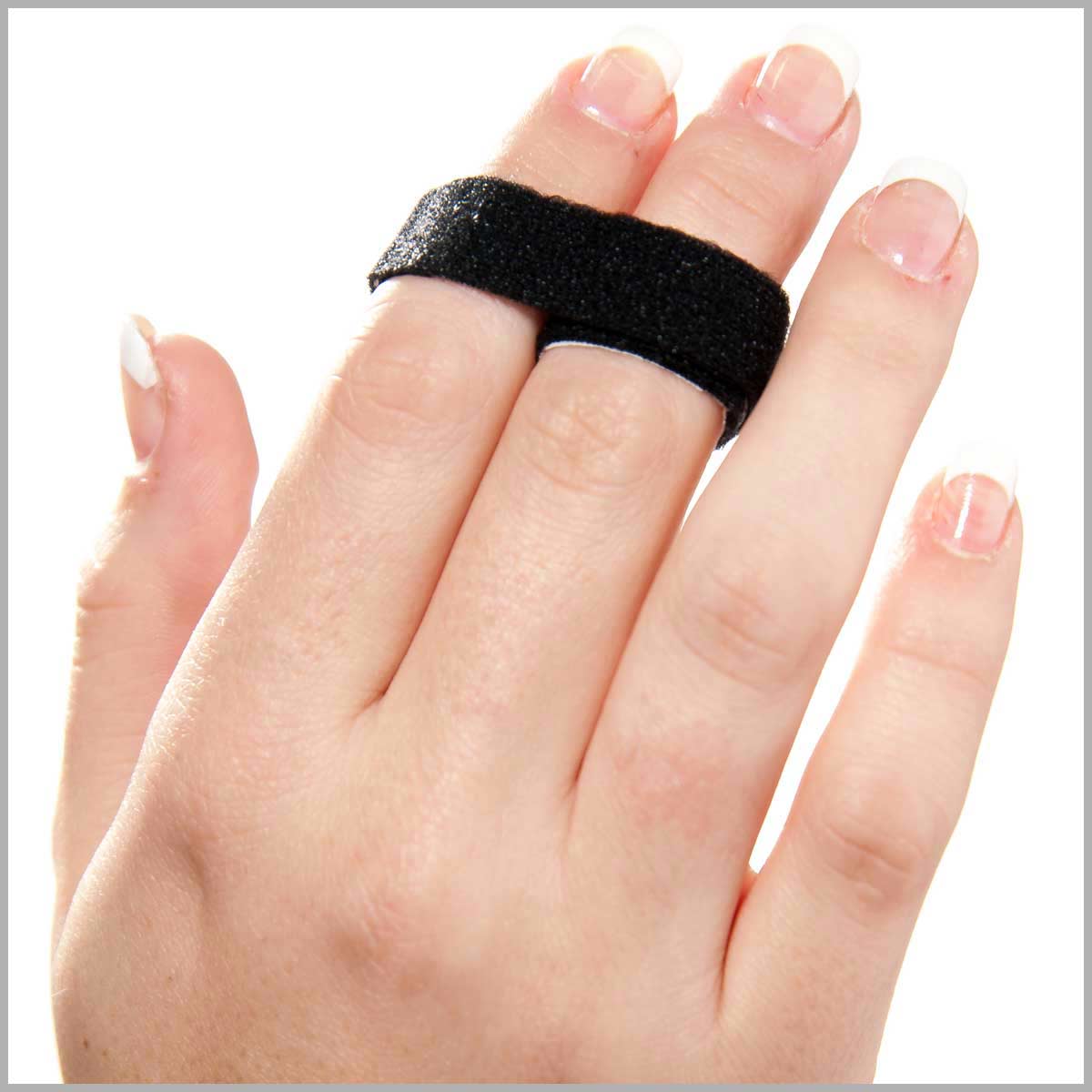 3PP Buddy Loops Fingerschlaufen 1,27cm schwarz (25 Stk)
