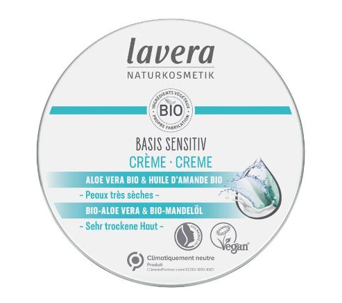 Lavera Basis Sensitive Creme All - Round Aloe & Mandelöl (150ml)