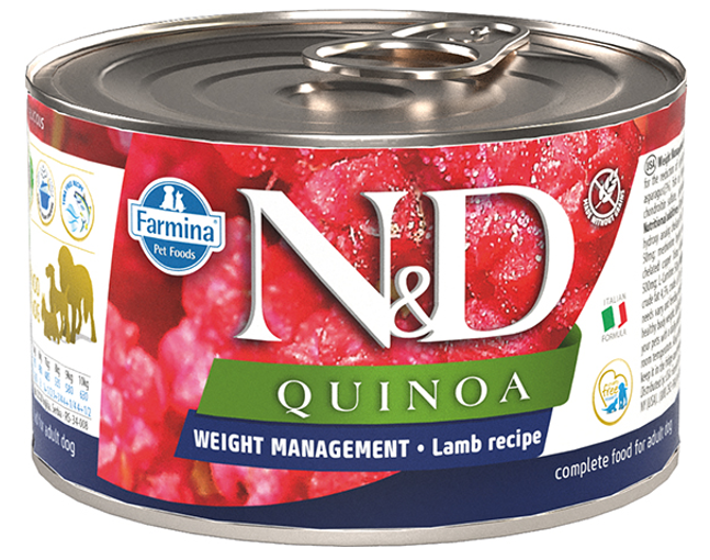 Farmina Canine Adult Weight Management Lamm, Quinoa, Brokkoli & Spargel (140g)