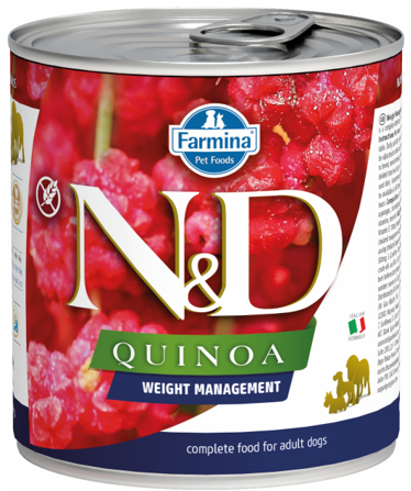 Farmina Canine Adult Weight Management Lamm, Quinoa, Brokkoli & Spargel (285g)