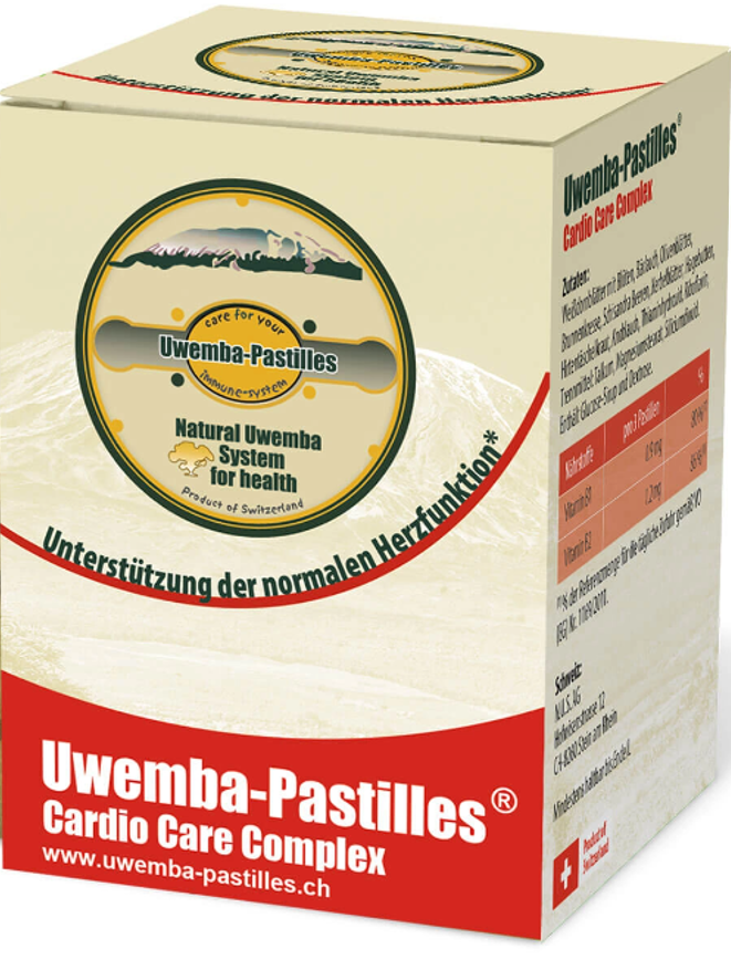 Uwemba-Pastilles Cardio Care Complex 500 mg (135 Stk)