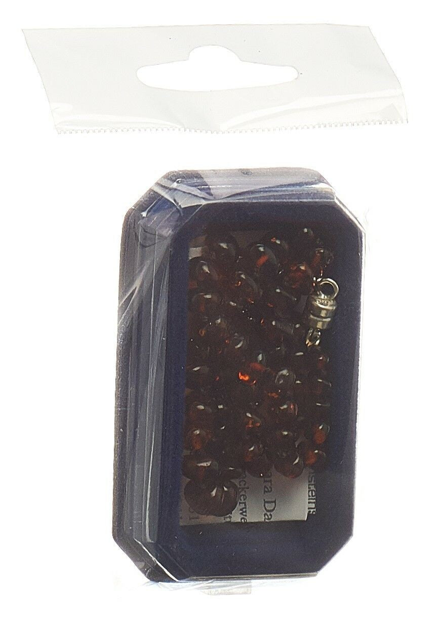 Amberstyle Bernsteinkette 32cm cognac dunkel Magnetverschluss (1 Stk)