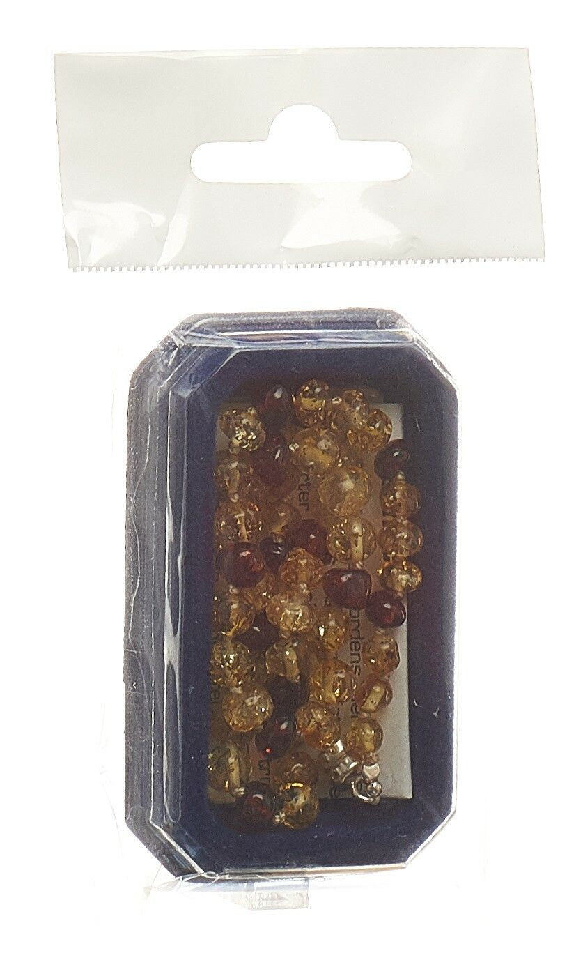 Amberstyle Bernsteinkette 32cm citrin cognac Magnetverschluss (1 Stk)