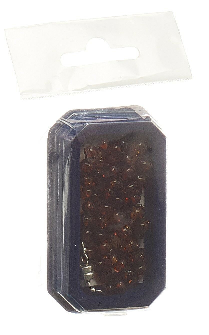Amberstyle Bernsteinkette 36cm cognac dunkel Magnetverschluss (1 Stk)