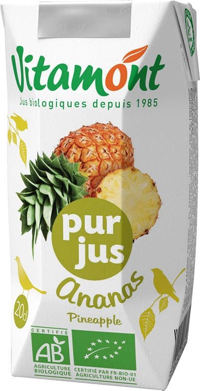 Vitamont Ananas reiner Fruchtsaft (200ml)