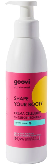 goovi shape your boothy Cellulite Creme mit Kühleffekt (240 ml