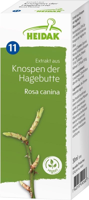 HEIDAK Knospe Hagebutte Rosa canina Glycerin Mazerat (30ml)