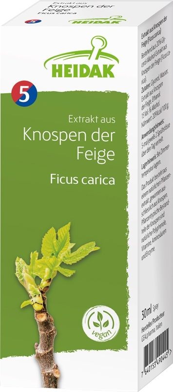 HEIDAK Knospe Feige Ficus caria Glycerin Mazerat (30ml)